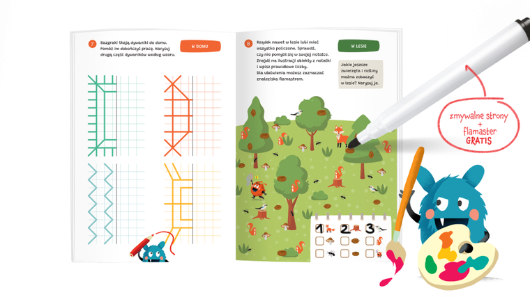 Kapitan Nauka. Bazgraki i zabawy 5-latków