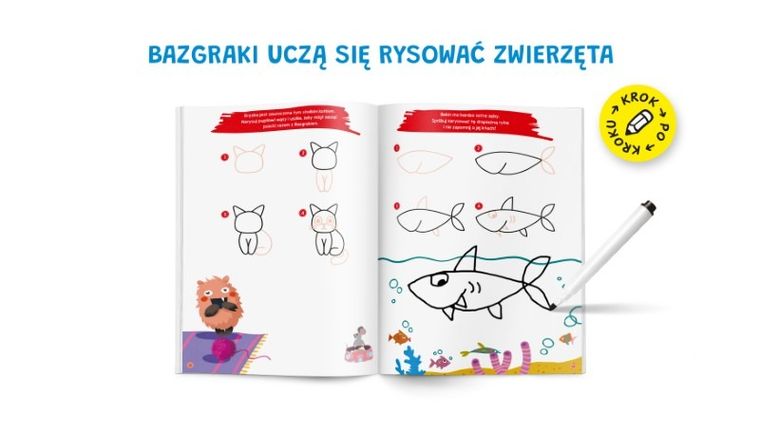 Kapitan Nauka. Bazgraki uczą się rysować