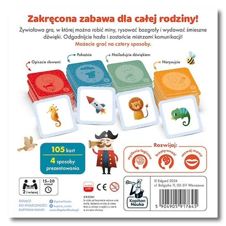 Kapitan Nauka, Kalambury, gra rodzinna