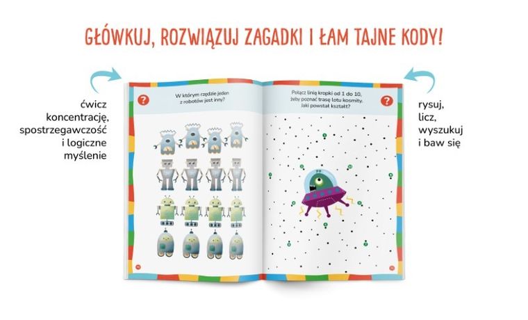 Kapitan Nauka. Łamigłówki dla 4-latka