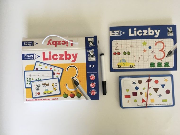 Kapitan Nauka. Liczby. Piszę i zmazuję