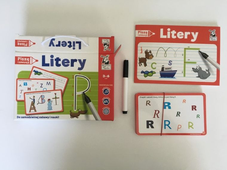 Kapitan Nauka. Litery. Piszę i zmazuję