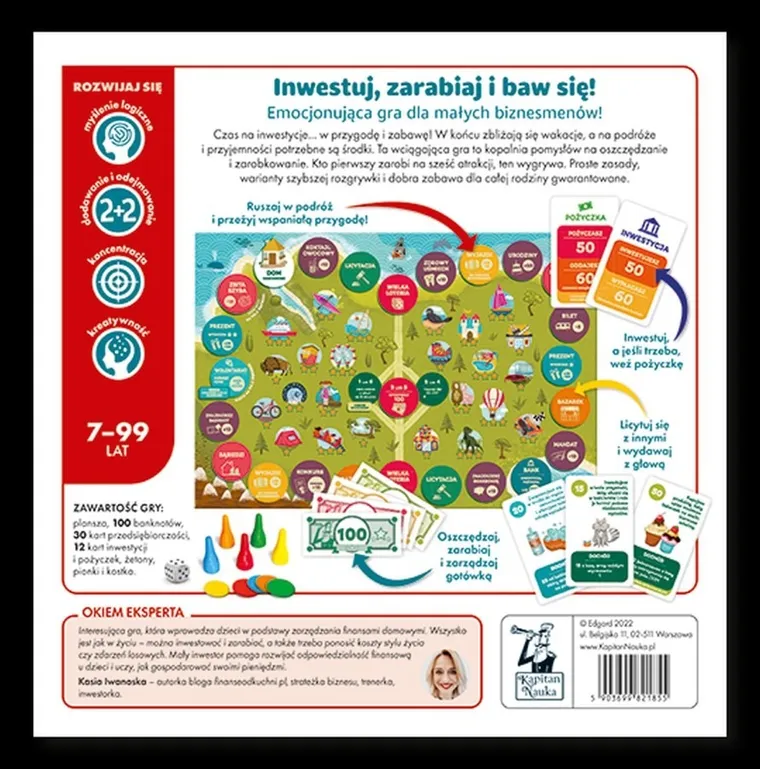 Kapitan Nauka, Mały inwestor, gra familijna