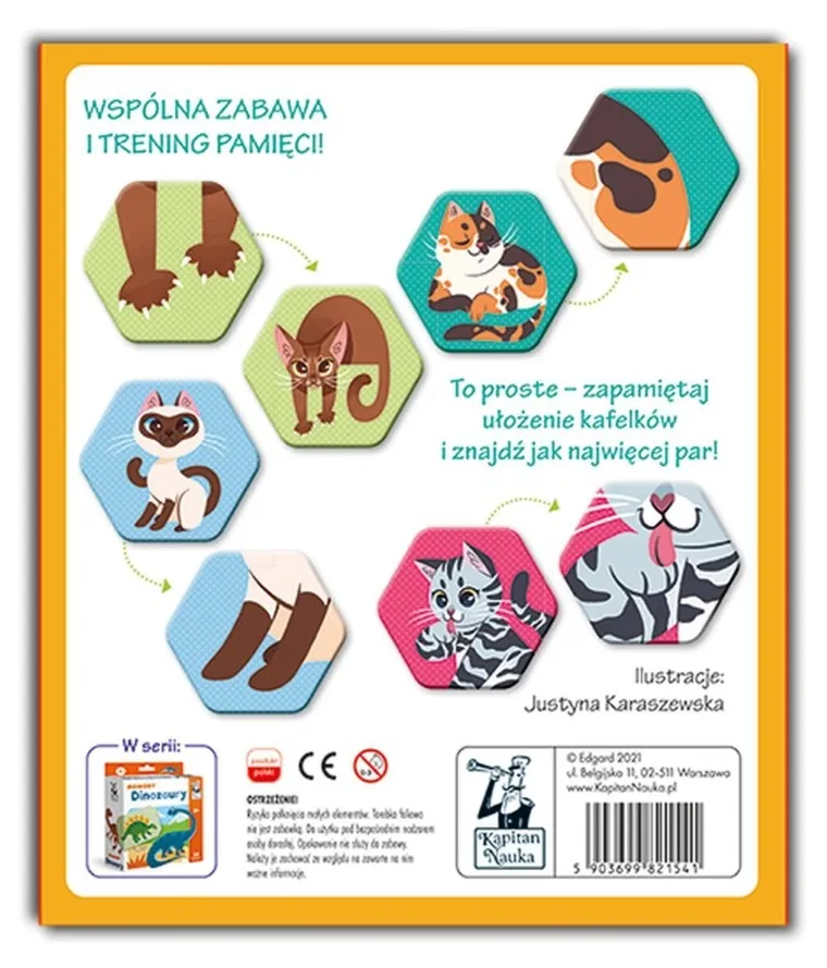 Kapitan Nauka. Memory, Kociaki, gra familijna