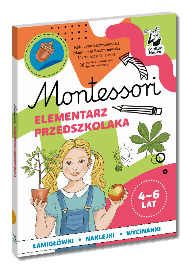 Kapitan Nauka. Montessori. Elementarz przedszkolaka