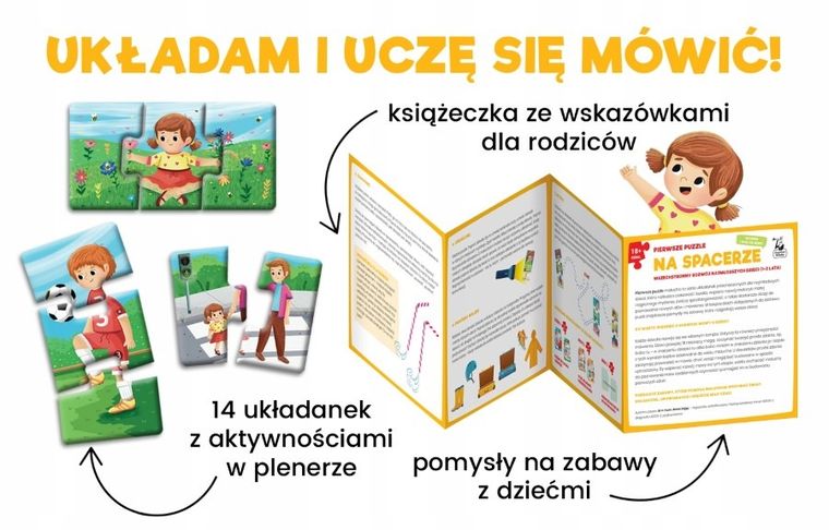 Kapitan Nauka. Na spacerze. Pierwsze puzzle