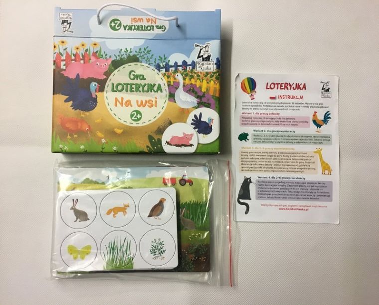 Kapitan Nauka. Na wsi. Gra loteryjka
