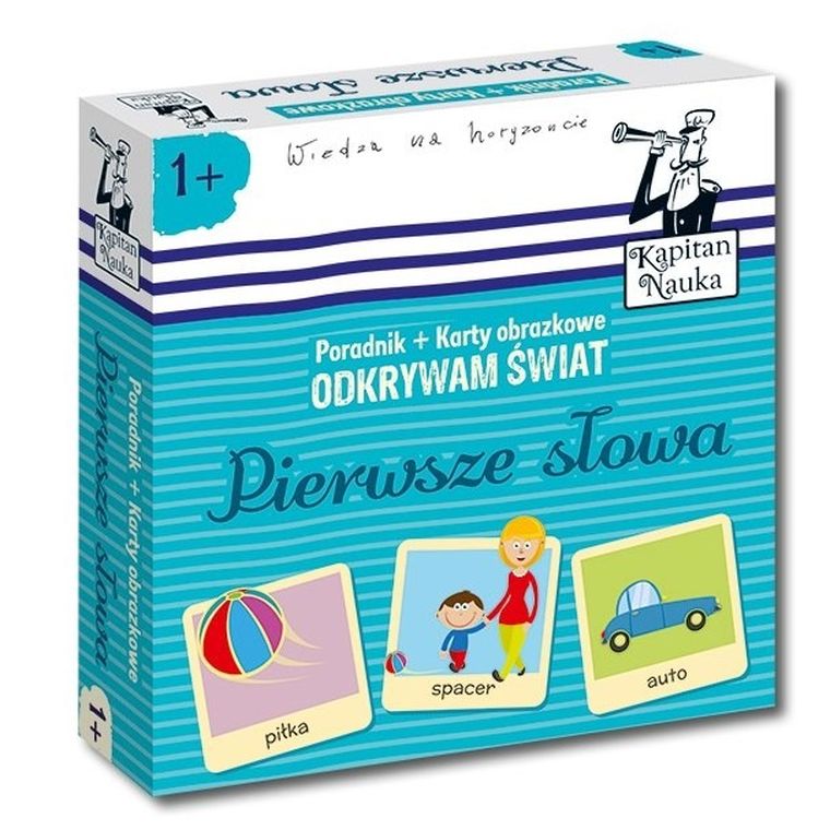 Kapitan Nauka. Odkrywam świat. Pierwsze słowa + Kapitan Nauka. Karty obrazkowe