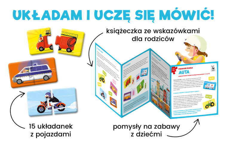 Kapitan Nauka. Pierwsze puzzle. Auta