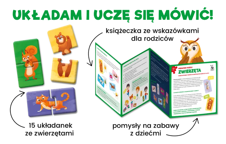 Kapitan Nauka. Pierwsze puzzle. Zwierzęta