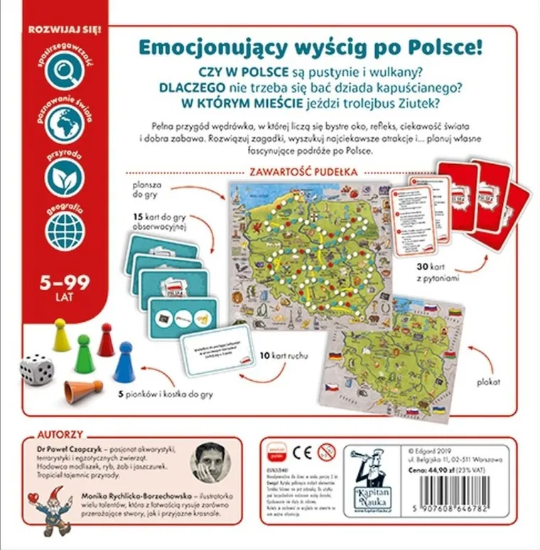 Kapitan Nauka. Polska, gra edukacyjna