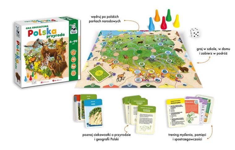 Kapitan Nauka. Polska przyroda, gra edukacyjna