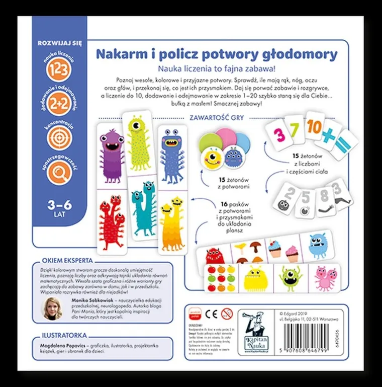 Kapitan Nauka. Potwory głodomory, gra na liczenie