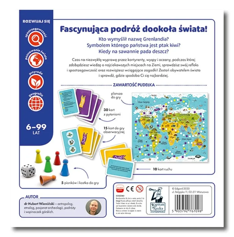Kapitan Nauka. Świat, gra edukacyjna