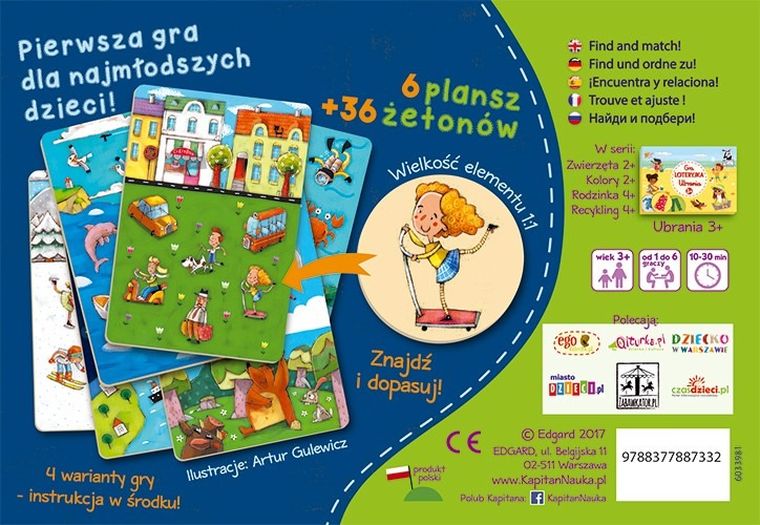 Kapitan Nauka. Świat. Loteryjka. Gra logiczna