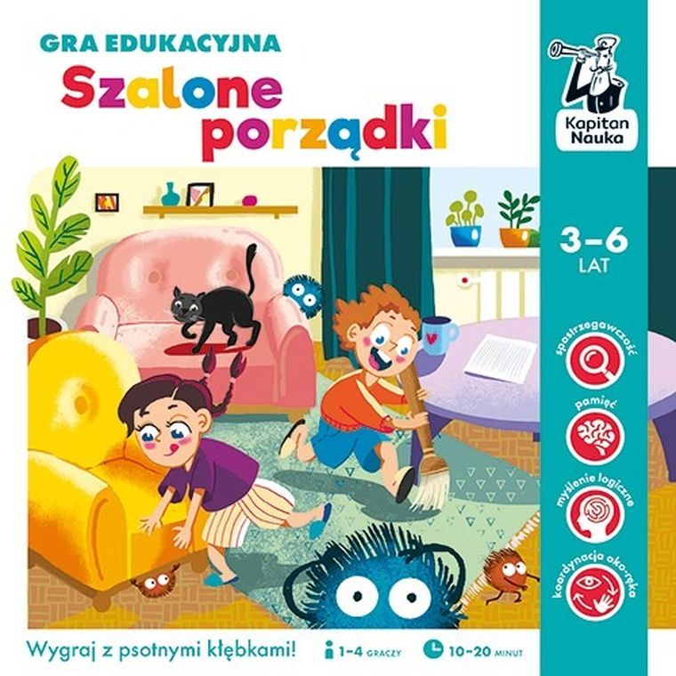 Kapitan Nauka, Szalone porządki, gra edukacyjna