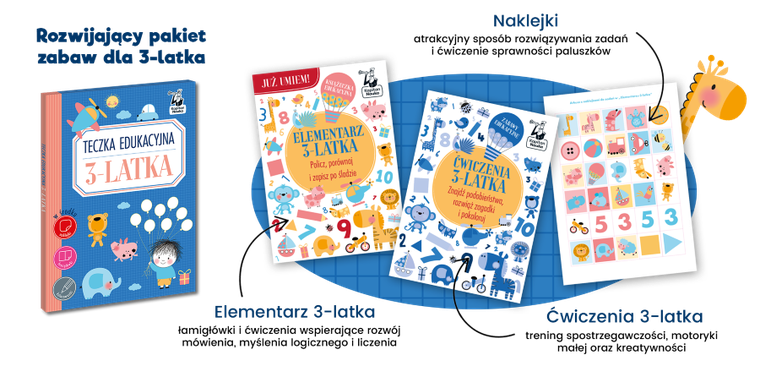 Kapitan Nauka. Teczka edukacyjna 3-latka