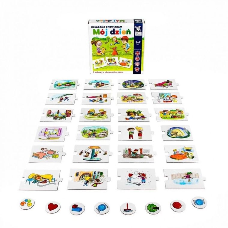 Kapitan Nauka. Układam i opowiadam Mój dzień