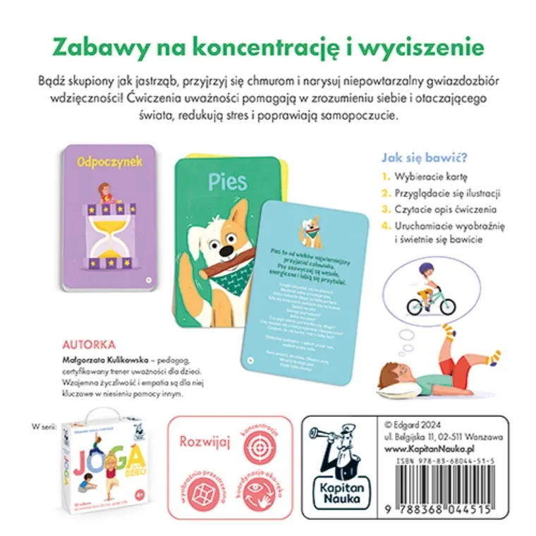 Kapitan Nauka. Uważność dla dzieci. Trening mindfulness