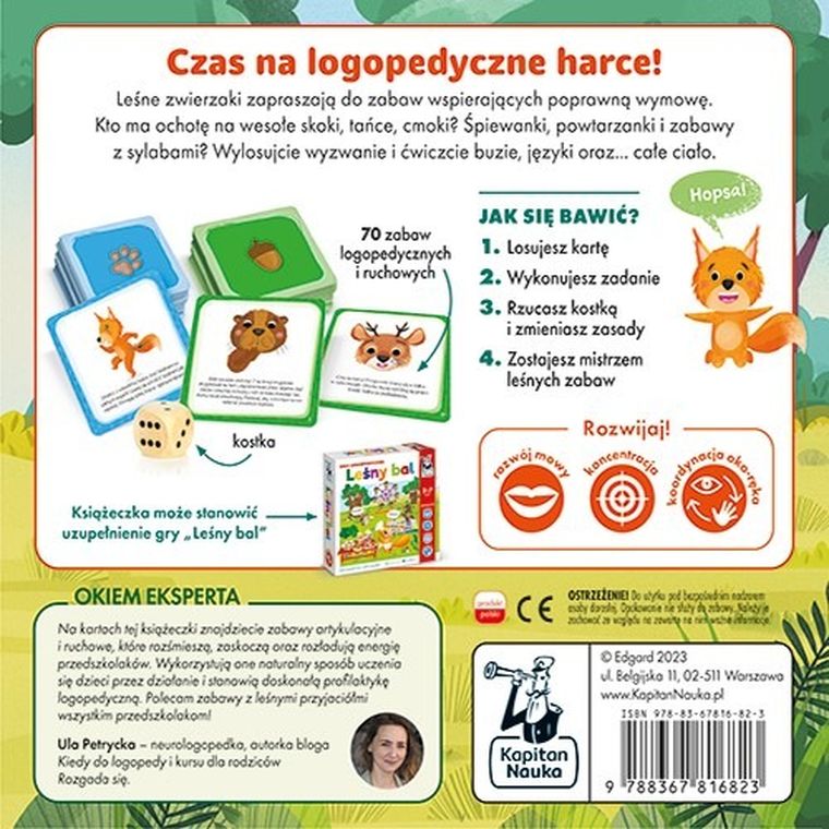 Kapitan Nauka. Zabawy logopedyczne. Leśne harce