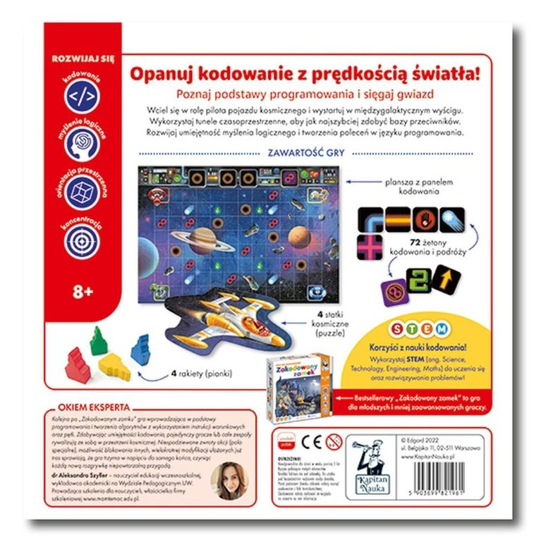 Kapitan Nauka. Zakodowany kosmos. Gra na kodowanie