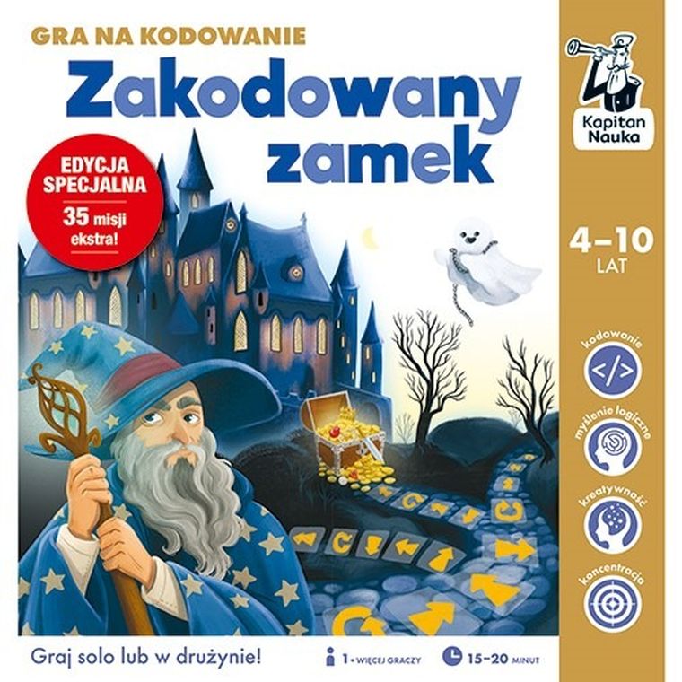 Kapitan Nauka, Zakodowany zamek, gra na kodowanie, edycja specjalna