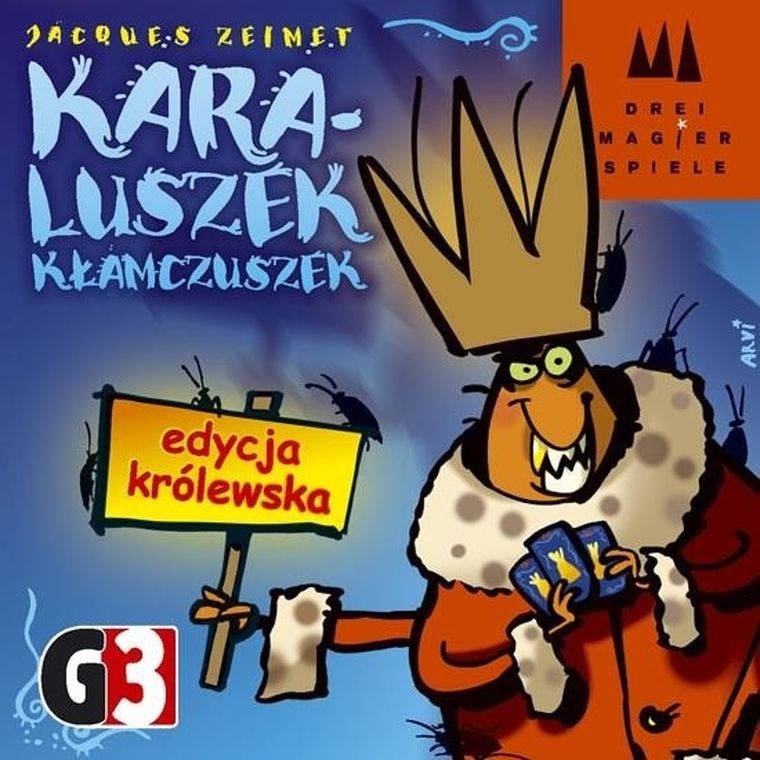 Karaluszek kłamczuszek (edycja królewska), gra karciana