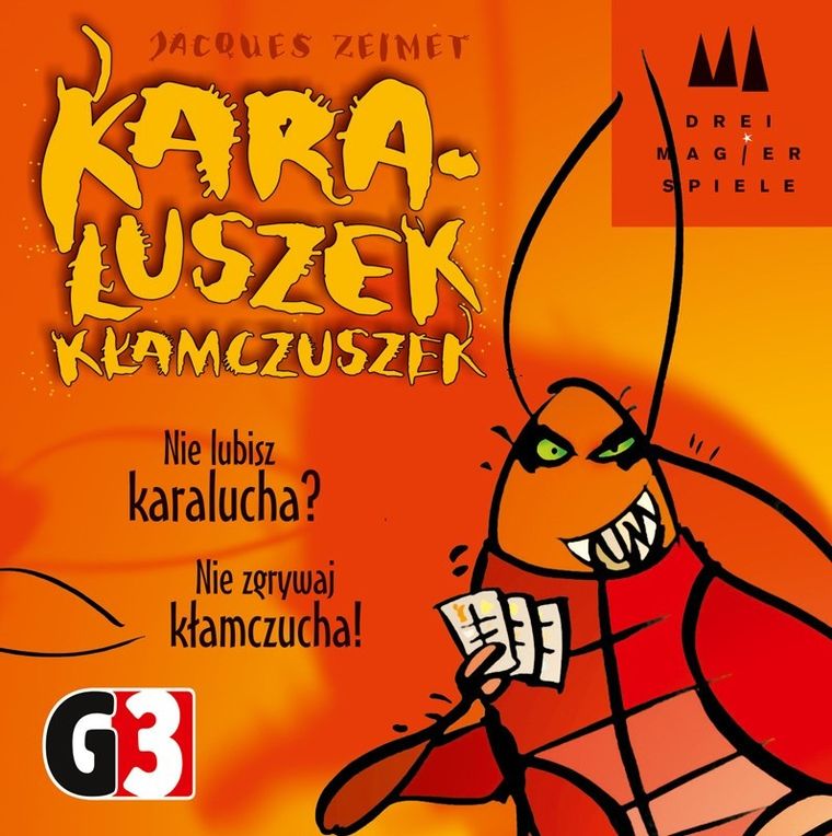 Karaluszek kłamczuszek, gra karciana