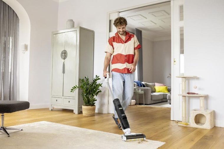 Karcher, mop elektryczny z funkcją odkurzania