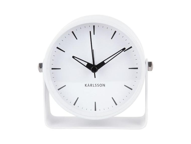 Karlsson, budzik minimalistyczny, Calm, Ø 9.5 cm