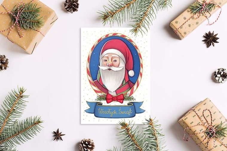 Karnet B6, Boże Narodzenie, Mikołaj