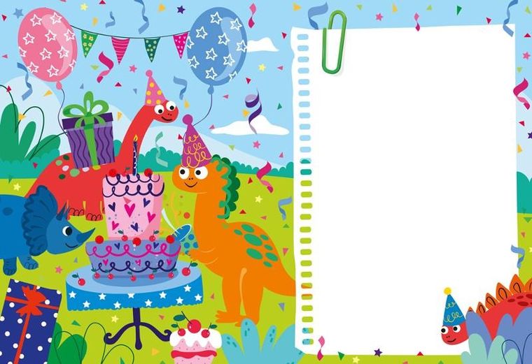 Karnet B6, dinozaury