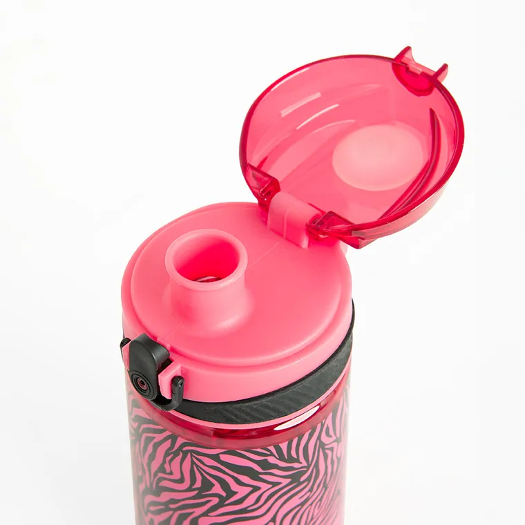 Kayokki, bidon, Zebra, różowa, 500 ml