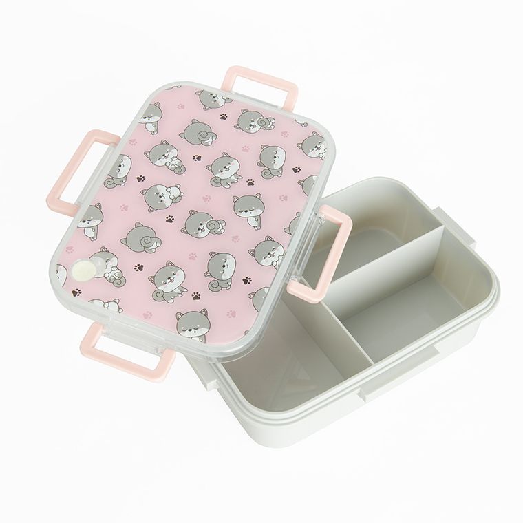 Kayokki, lunchbox dzielony, Pieski szare