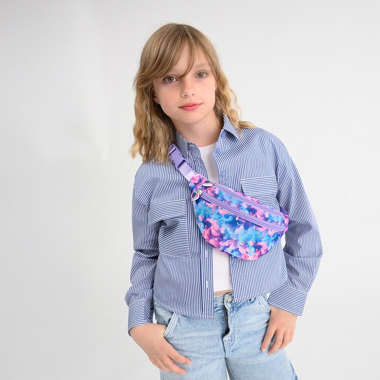 Kayokki, saszetka na biodra, Chmury niebiesko-różowe