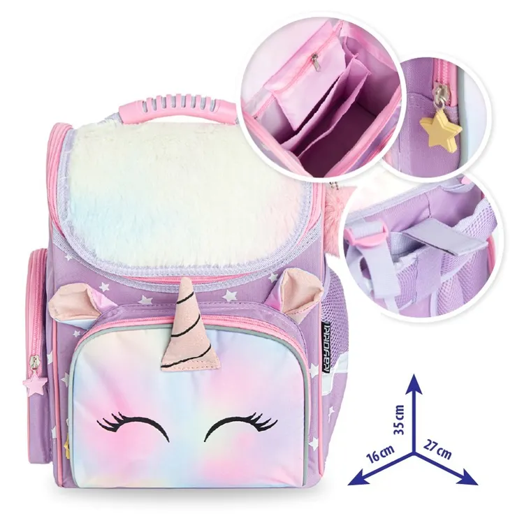 Kayokki, tornister szkolny, Jednorożce ombre