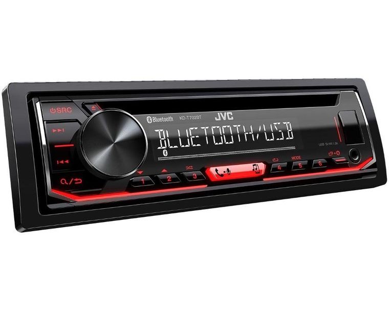 Kenwood, radioodtwarzacz samochodowy, KD-T702BT, Bluetooth, CD + USB + AUX