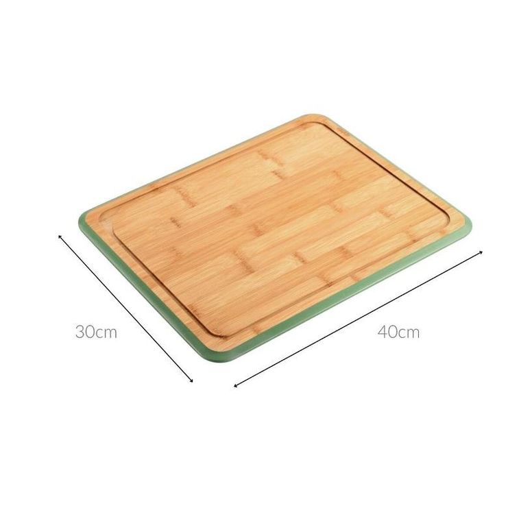 Kesper, bambusowa deska do krojenia z uchwytem, czarna