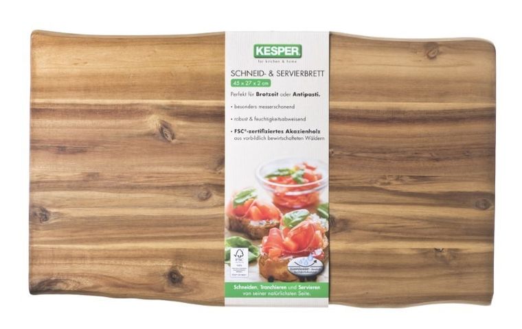 Kesper, deska do serwowania i krojenia, drewno akacjowe, FSC