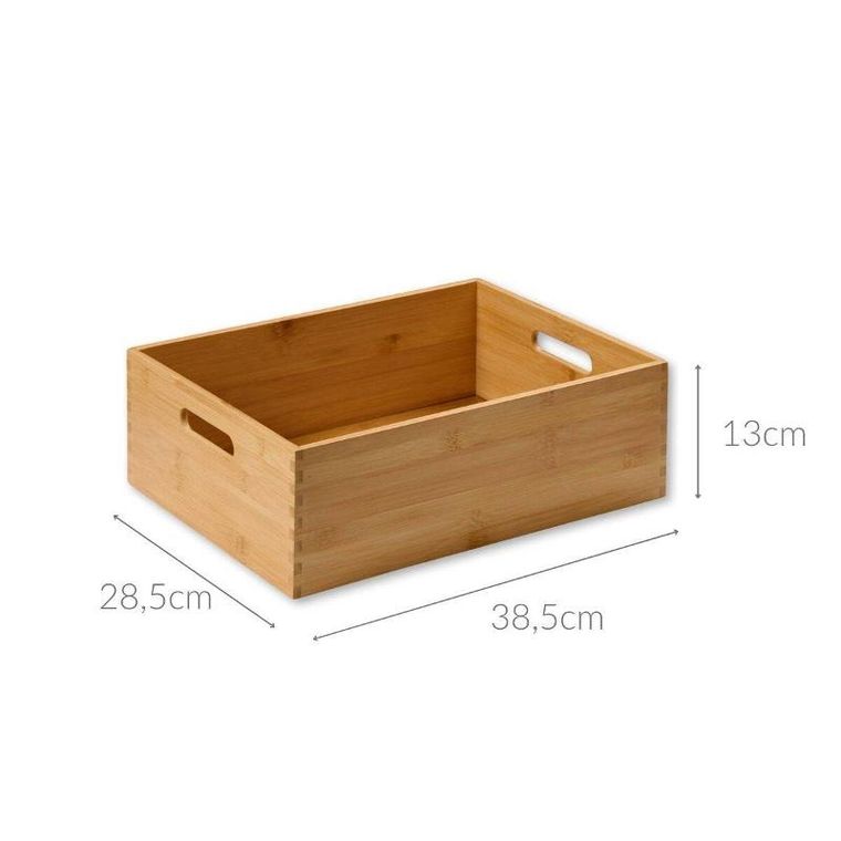 Kesper, drewniane pudełko z uchwytami, bambus