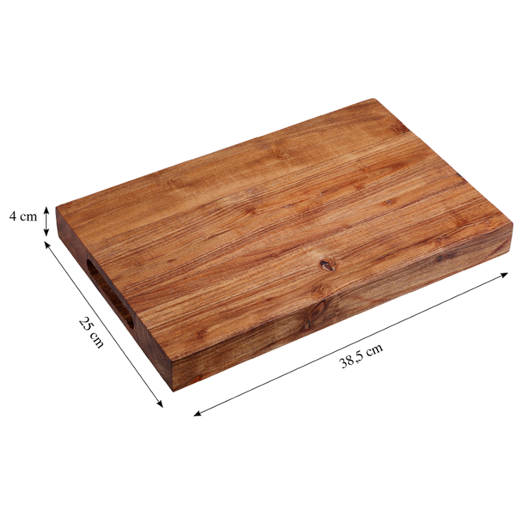 Kesper, gruba deska do krojenia z drewna akacji, 40-25 cm