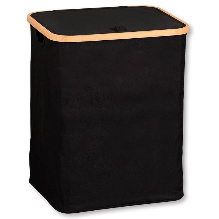 Kesper, kosz na pranie z bambusowym stelażem, 41-33 cm