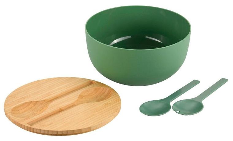 Kesper, miska na sałatkę, sztućce, 24-13 cm