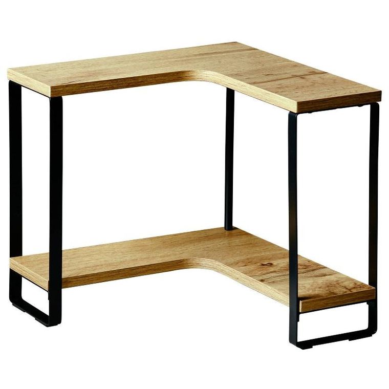 Kesper, narożna półka kuchenna z drewnianymi półkami, 30-30-28 cm