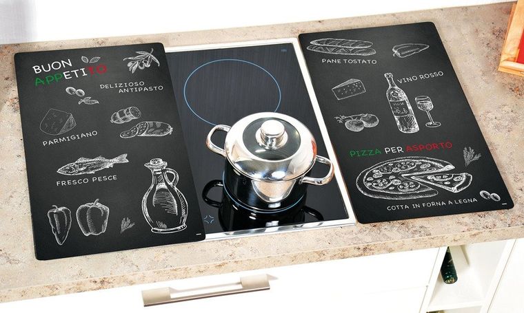 Kesper, podkładki z żaroodpornego szkła, komplet 2 szklanych podstawek do krojenia