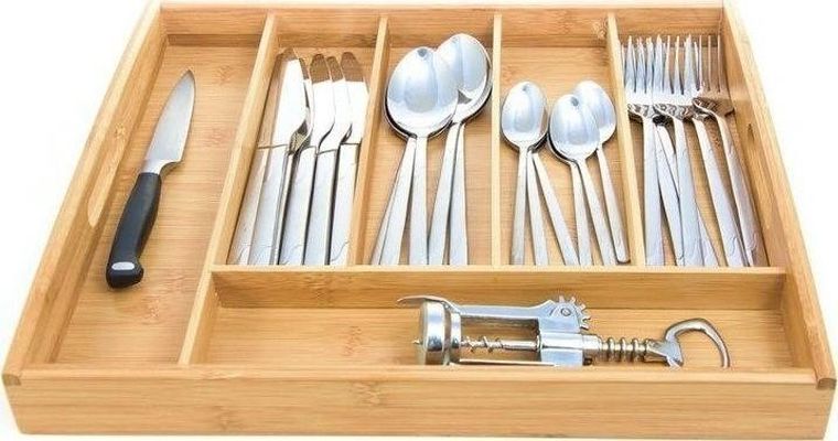 Kesper, pudełko na sztućce, bambus