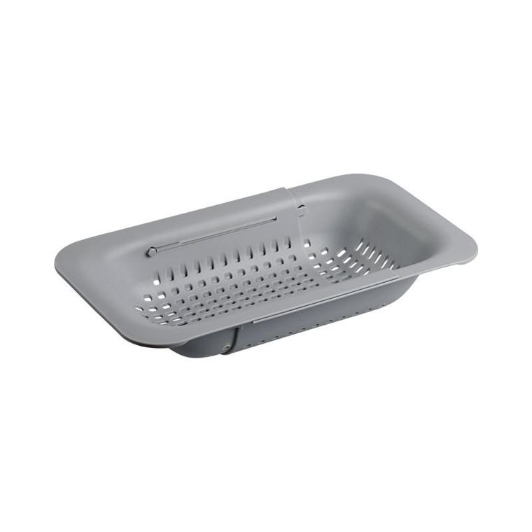 Kesper, sitko kuchenne do zlewu, plastikowe, szare, 36,2-20,2-6,5 cm