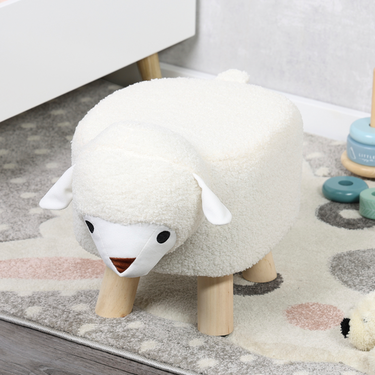 Kesper, stołek dziecięcy z motywem zwierzaka, 25 cm