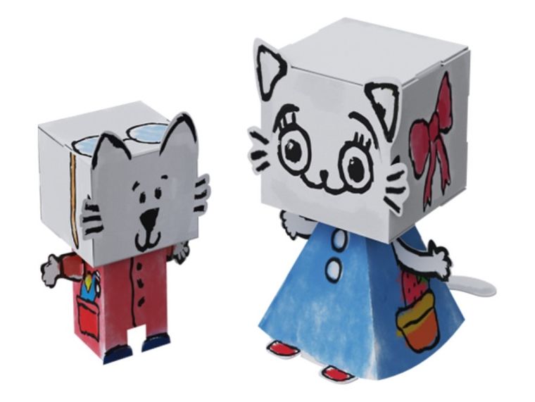 Kicia Kocia i Nunuś. Kolorowanka 3D Creative Head