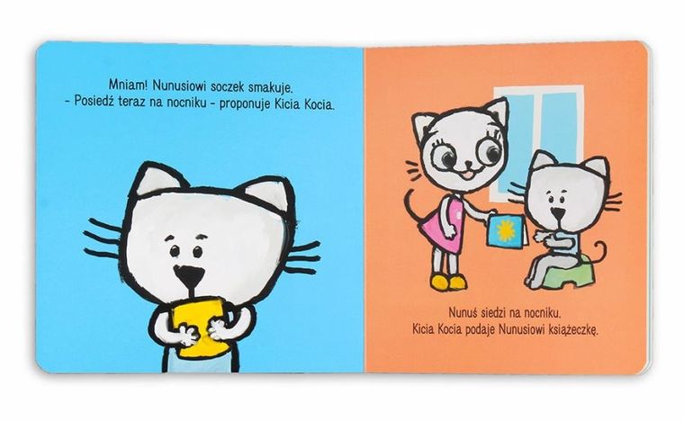 Kicia Kocia i Nunuś. Na nocniku